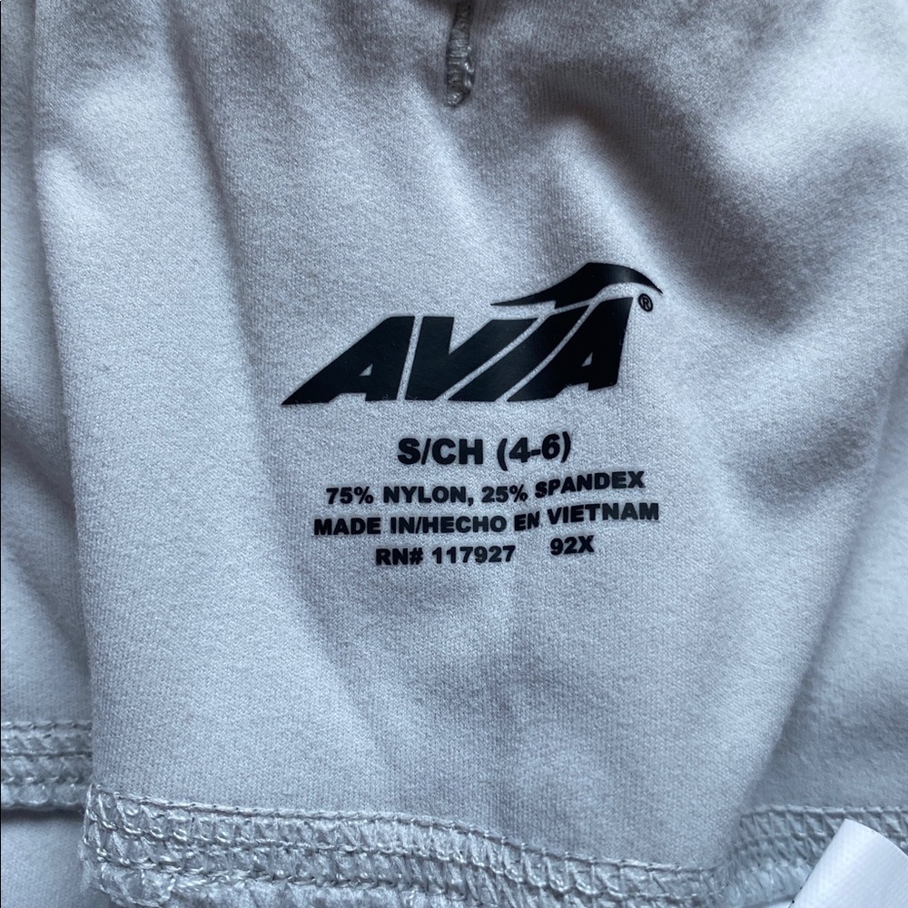 Avia High-Waisted Light Gray Leggings - Picture 2 of 2